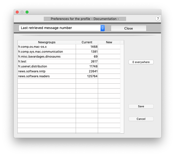 Last retrieved message number Preference