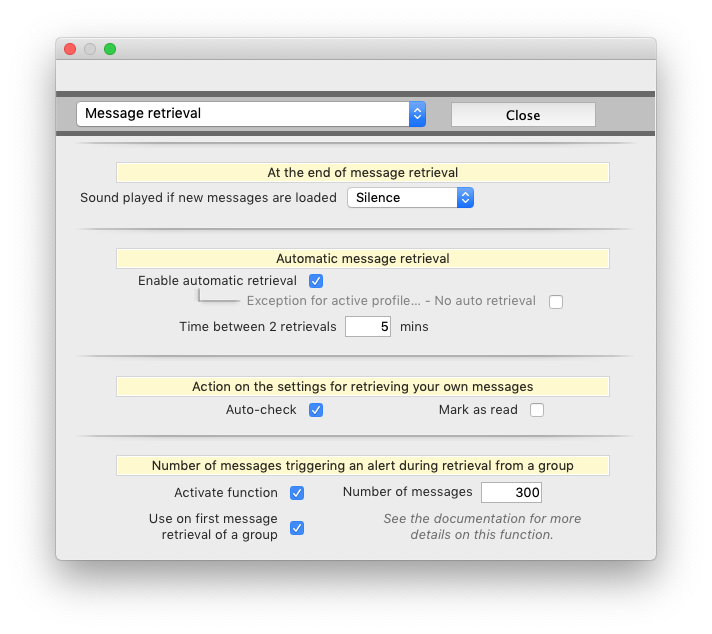 Préférences Relève et recherche