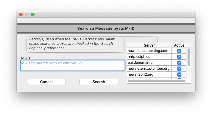 Dialogue de la recherche par M‑ID