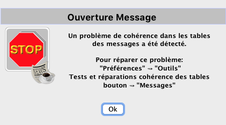 Erreur cohérence