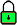 Cadenas fermé vert