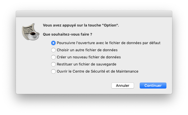 Options de lancement